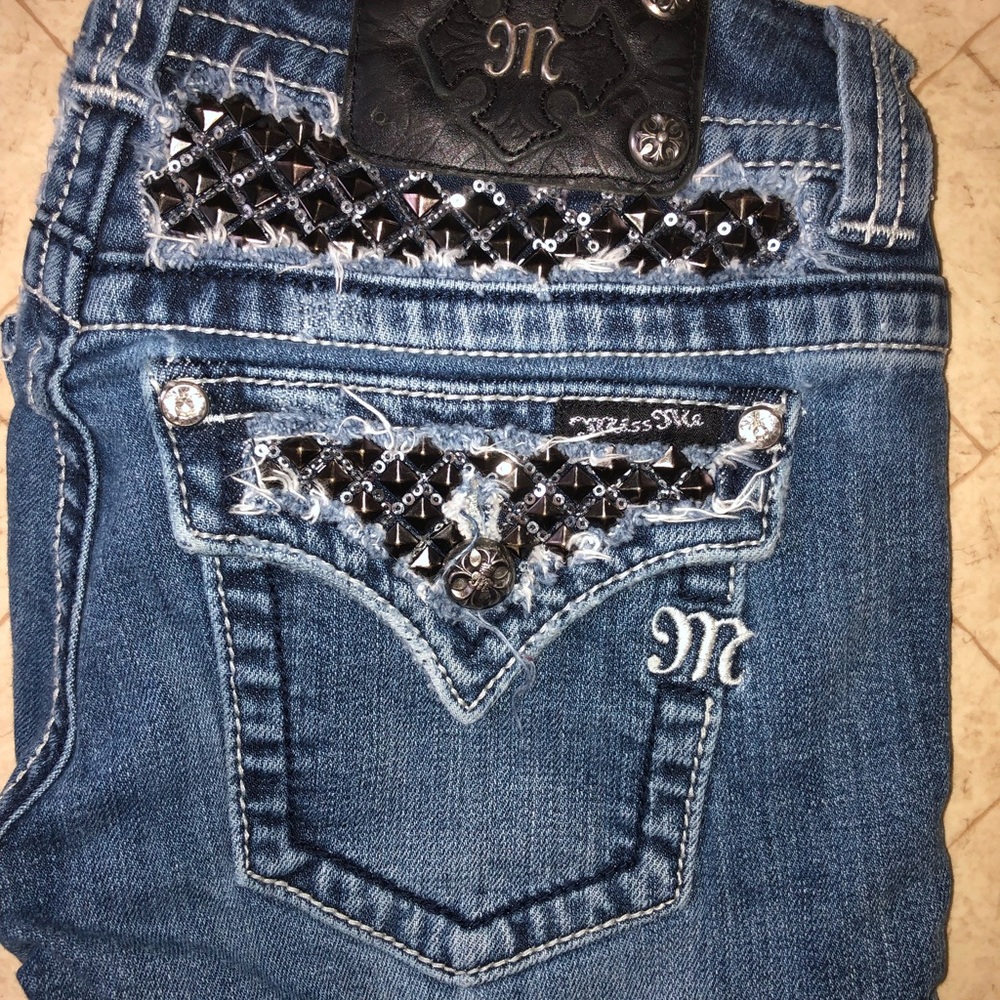 Miss me knee length shorts